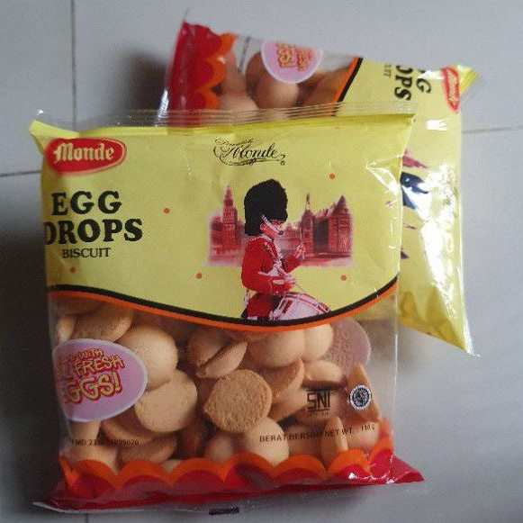 

Monde biskuit EGG DROPS with real fresh eggs 110gr