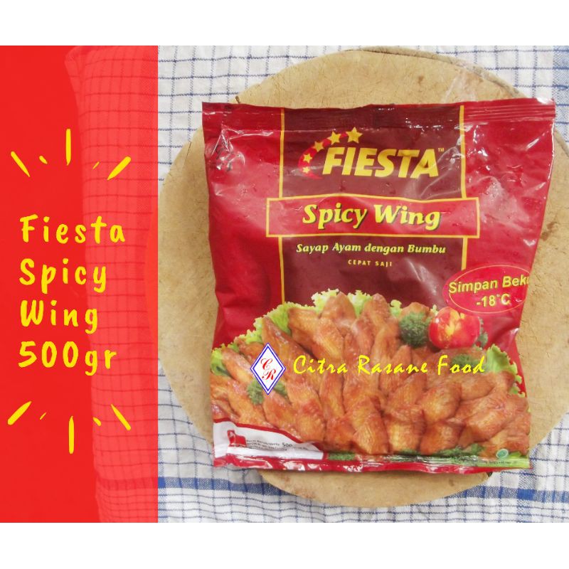 

Fiesta Spicy Wing / Sayap Ayam dengan Bumbu 500gr