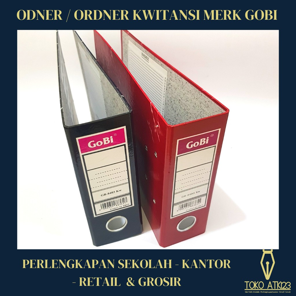 Odner / Ordner / Otner / Orgenizer Merk Gobi Kwitansi 7cm