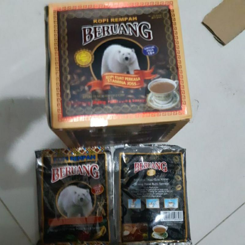 KOPI REMPAH BERUANG penambah stamina dan vitalitas pria dewasa kuat dan tahan lama