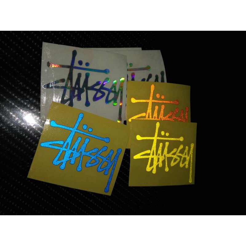 Sticker STUSSY stiker cutting viral motor mobil