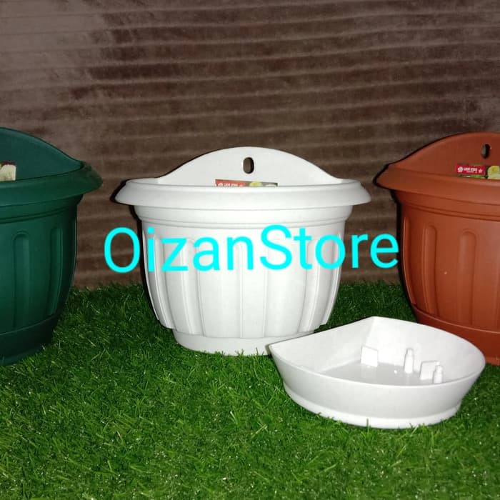 Unik Pot tempel Lion star - Putih Berkualitas