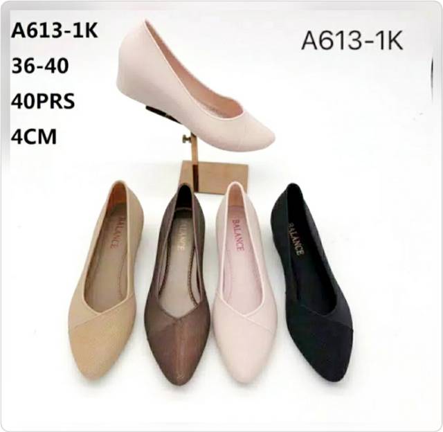 SUN-CLARISA Sepatu Wedges Formal/Non formal 701 FUHAHA