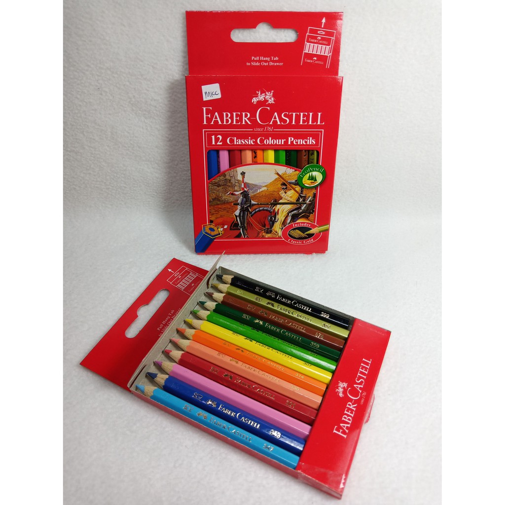 

Pensil Warna Faber Castell Pendek isi 12 Classic - Larut Dalam Air