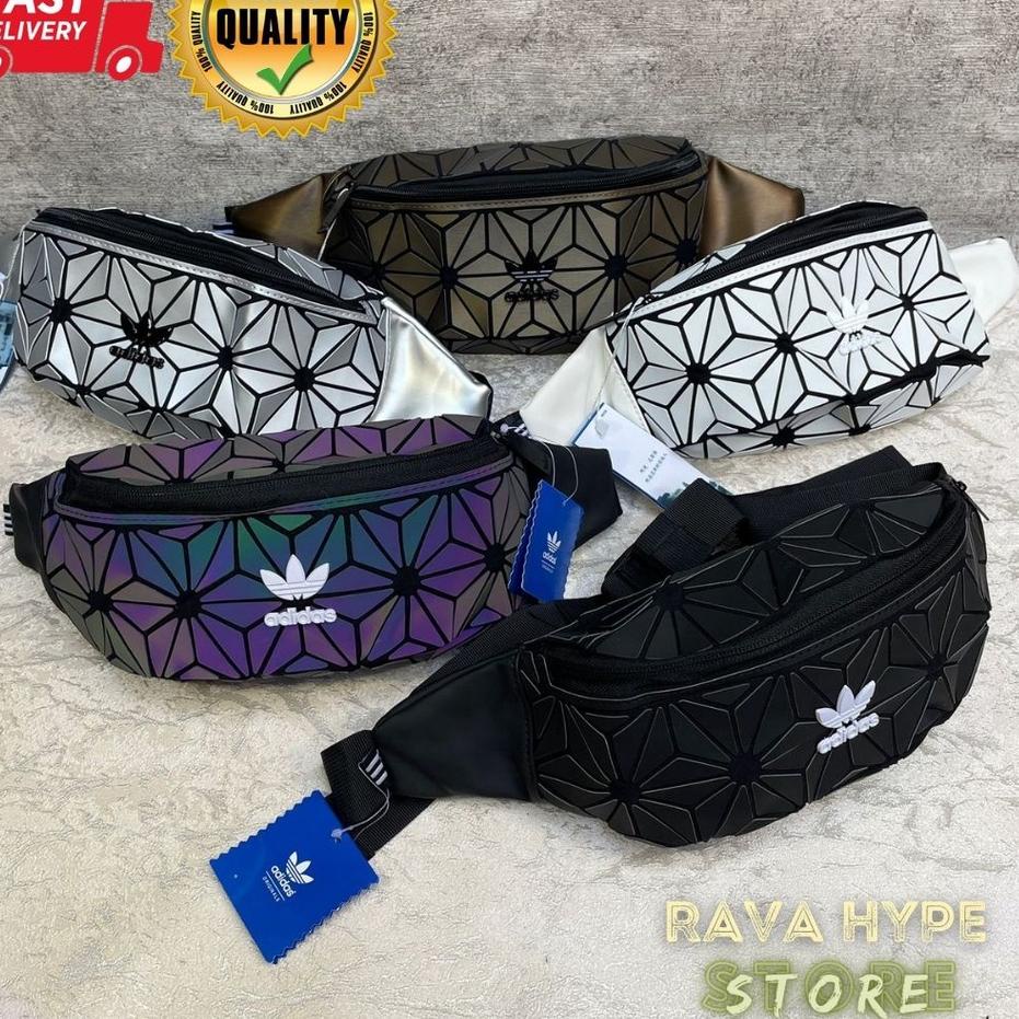 Paling Diminati Waistbag Adidas Issey Miyake 3D New Model / Tas Selempang Tas Pinggang Tas Adidas