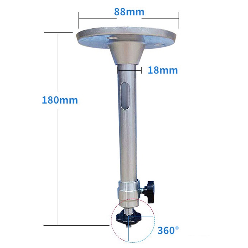 Mini Projector Ceiling Mount,Projector Hanger Compatible for DR.J VANKYO QKK Projector/CCTV/Webcam/Carmera Load 11 Lbs