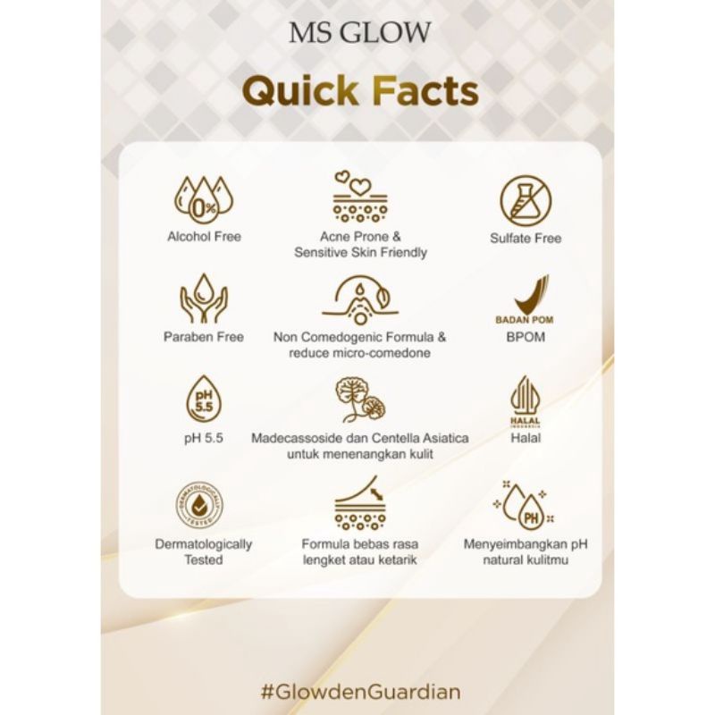 GOLDEN GLOW FACIAL WASH MS GLOW ORIGINAL