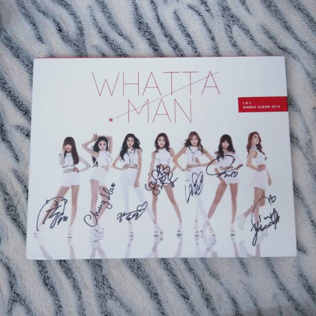 IOI WHATTA MAN SIGNED ALBUM MWAVE SOMI CHUNGHA DOYEON SOHYE NAYOUNG YOOJUNG PINKY FULLSET RARE