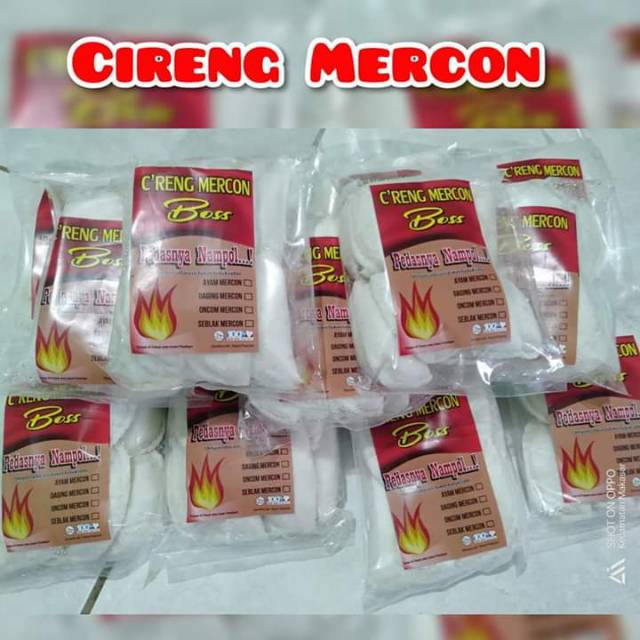 

Cireng mercon isi ayam