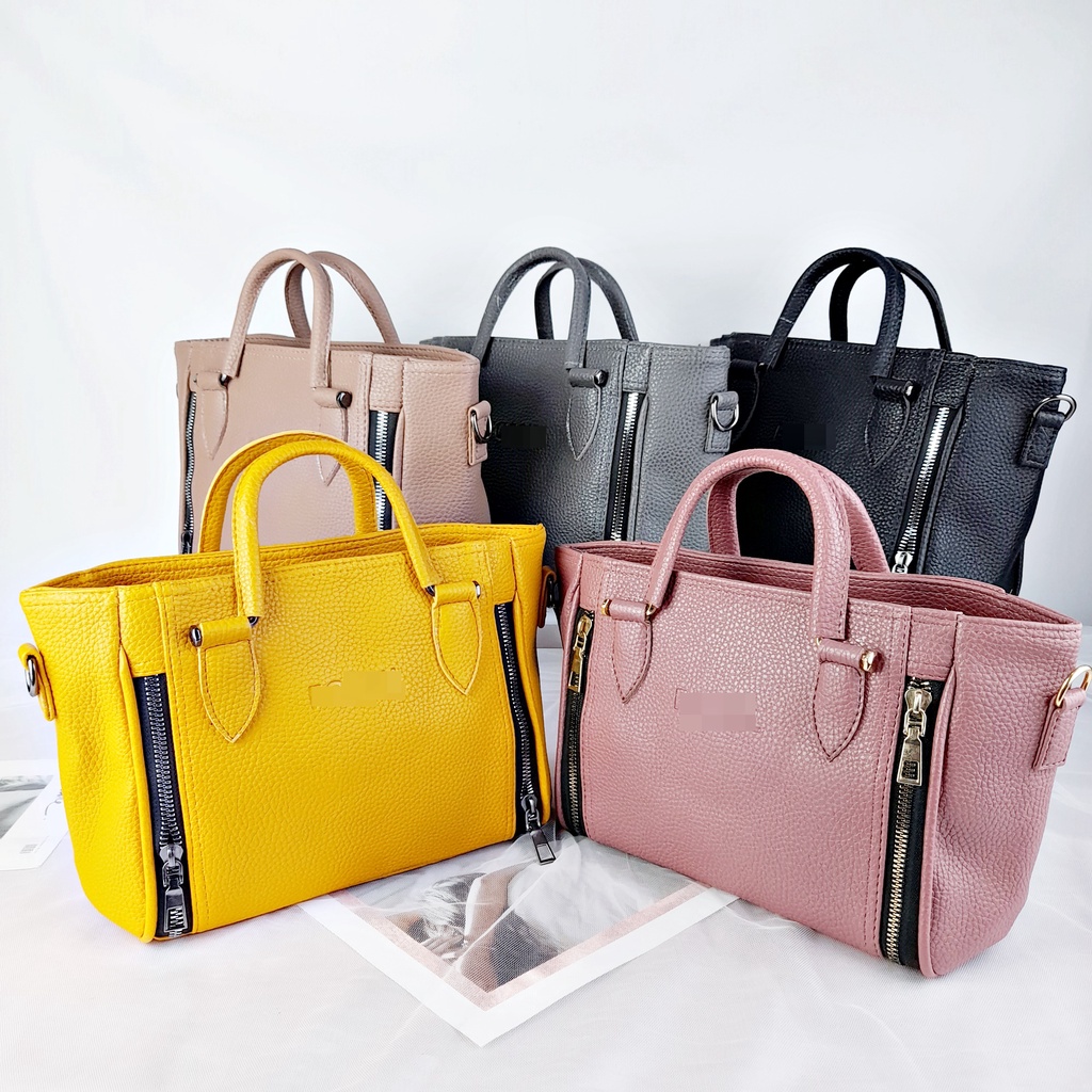 Tas Selempang Wanita Kecil Tenteng Kulit Satchel Medium Leather Motif Croco Kulit Jeruk Papirut Lokal KT059 KT060 KT061