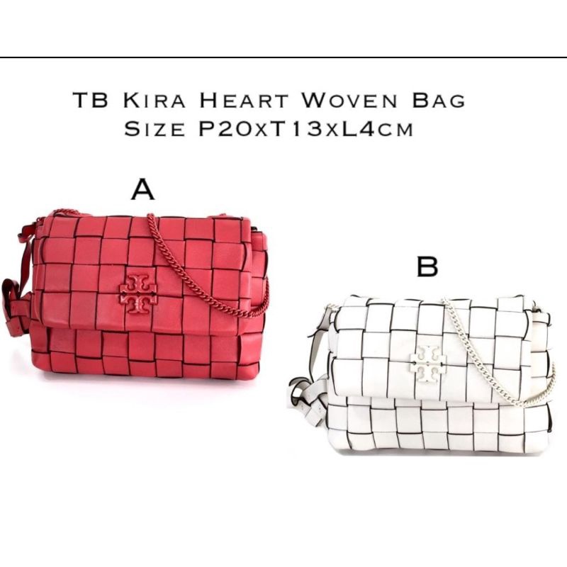 sling bag wanita TB kira heart woven bag