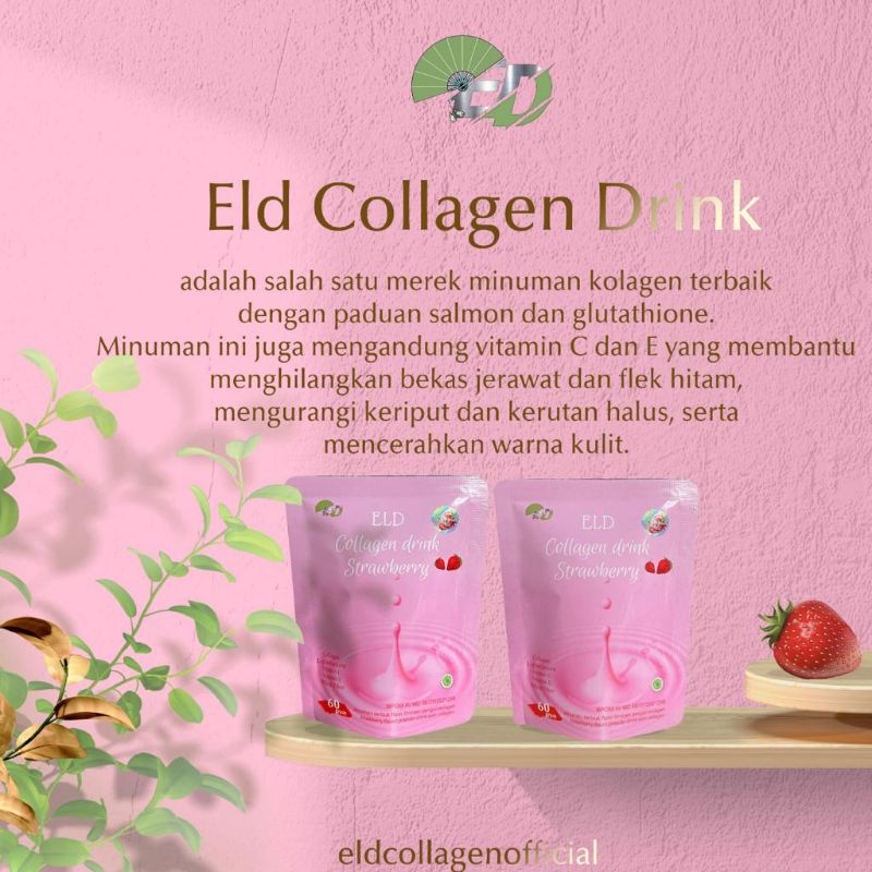 

ELD Collagen drink 100% ORI BPOM 60gr/Minuman collagen pemutih aman