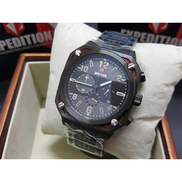 JAM TANGAN PRIA EXPEDITION E 6738 FREE COMPASS ORIGINAL GARANSI RESMI 1 TAHUN