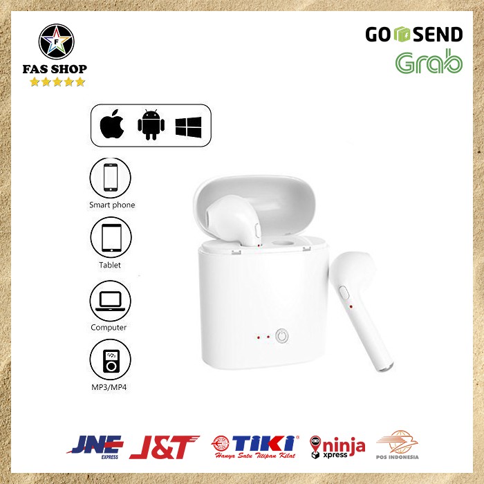 HEADSET EARPHONE BLUETOOTH I7S TWS, HENSED BLUTUT 1 BOX