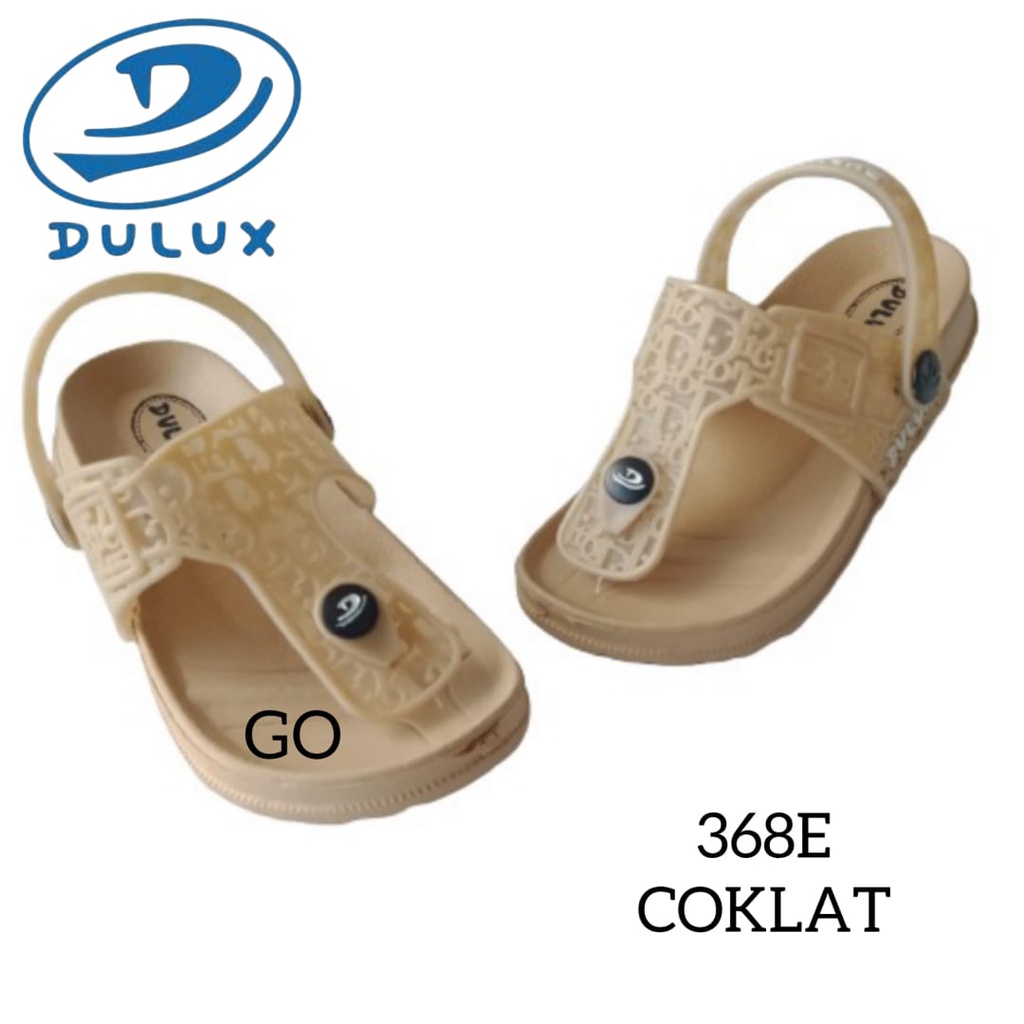 gos DULUX 368E Sandal Jepit Anak Perempuan Model Batik Kaca Sandal Anak Lucu Tali Belakang