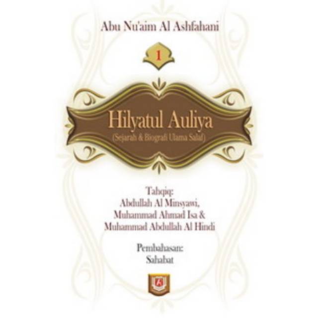 TERJEMAH Hilyatul Auliya Jilid 1 Pustaka Azzam