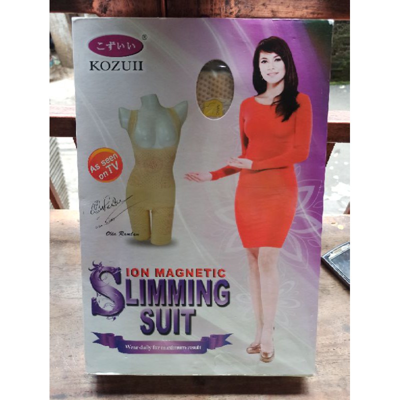 kozuii slimming suit warna cream