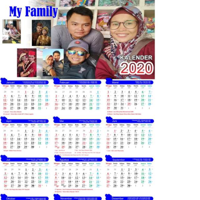 

Kalender 2020 custom 15.000