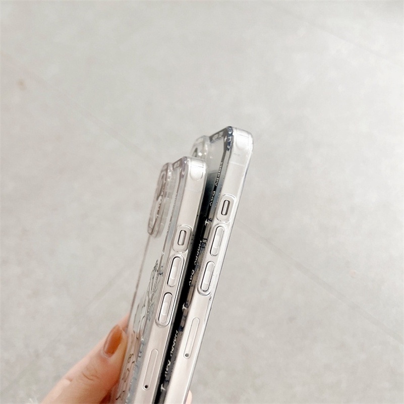 Soft Case Tpu Motif Anime Princess Line Compatible for iPhone 11 Pro Max iPhone 14 13 12 Pro Max X Xr Xs Se 2020 Max 7plus 8plus 8 7 6 6s plus Anime Princess Line TPU Soft Silicone Phone Protective Back Cover