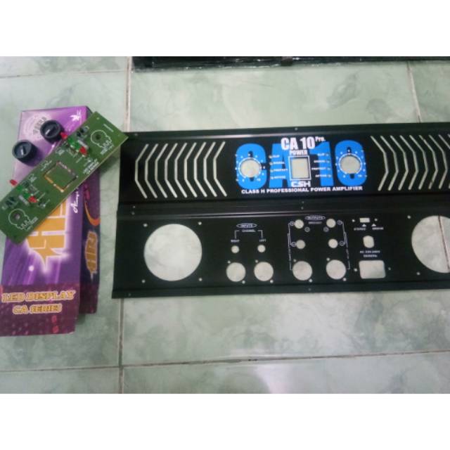 Plat ca 10+ lampu led depan box +2kenop ca