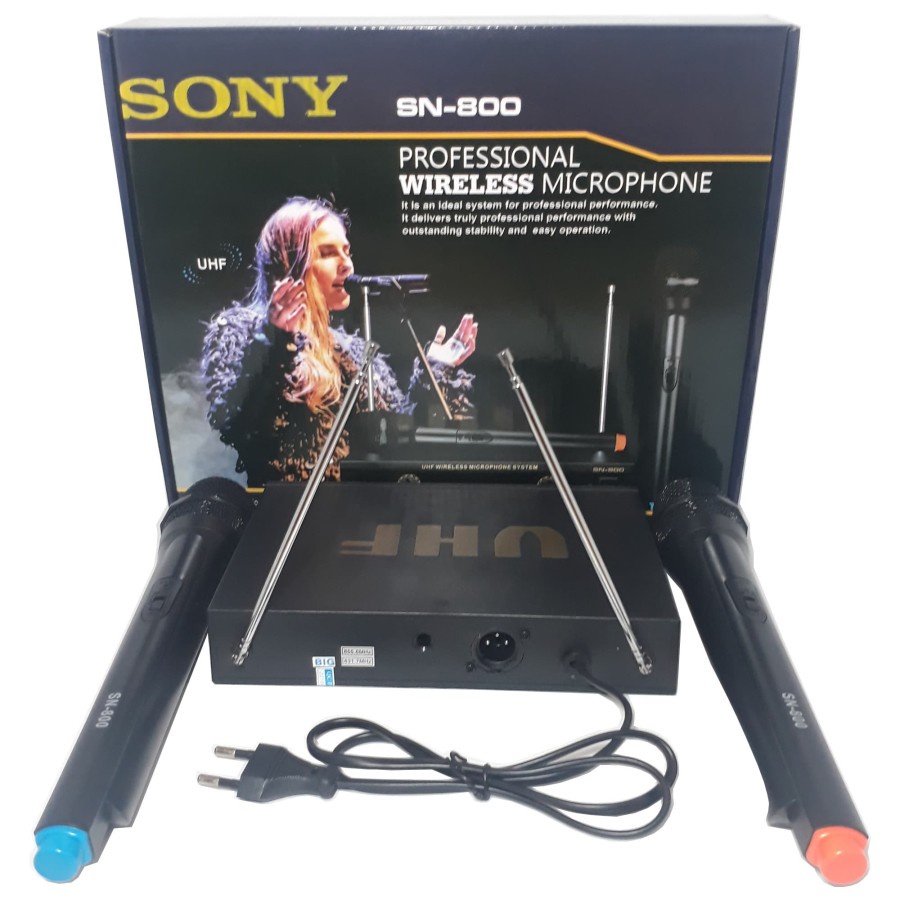 Mic wireless SONY SN-800 Double wireless UHF