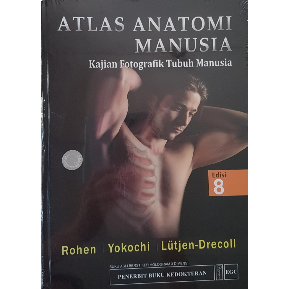 ORIGINAL Atlas Anatomi Manusia edisi 8 - Rohen Yokochi