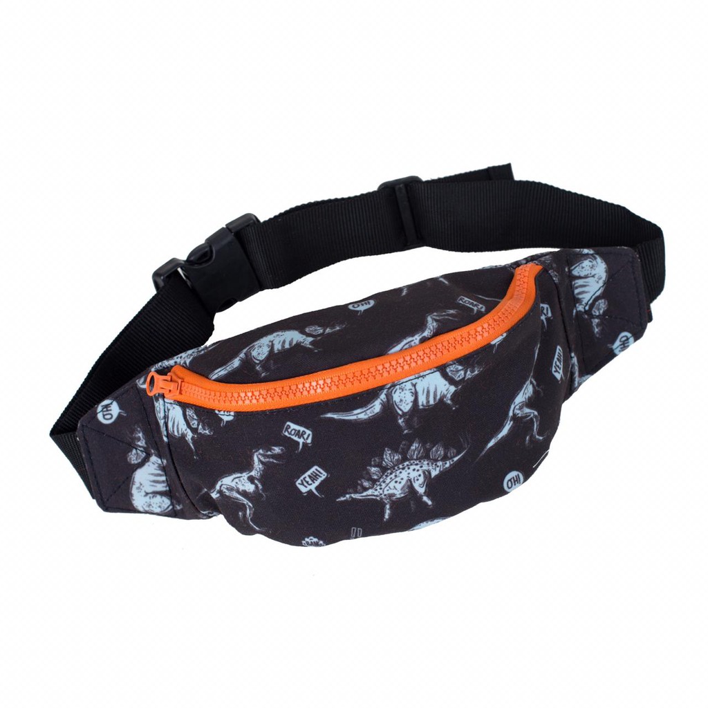 DINO CHARCOAL WAISTBAG