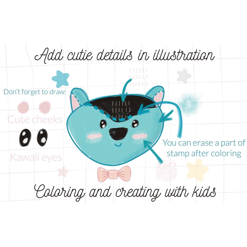 Procreate Brush - Cute Animals Procreate Stamps