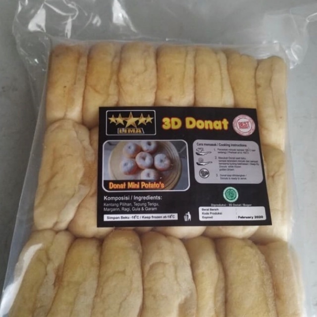 

Donat kentang 3D isi20