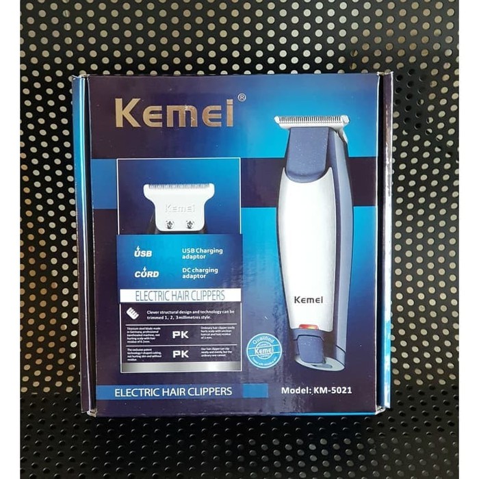 Mesin Alat Cukur Clipper Rambut Hair Trimmer Kemei KM 5021 NoT Detailer (KEMEI KM 5021)