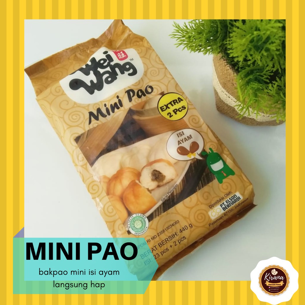 

WEI WANG Mini bakpao 25 pcs