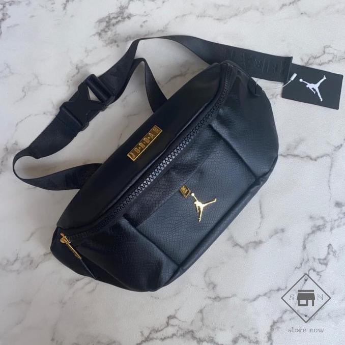 Bagus Waistbag Air Jordan Regal Snake Skin / Tas Selempang Nike Air Jordan - Putih Hemat