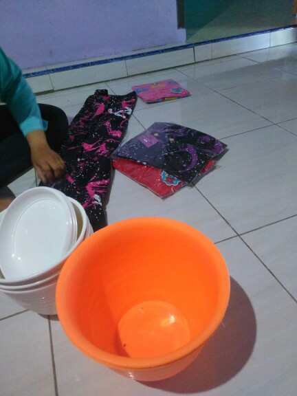 Pot Bunga Tanaman Tawon Putih 18cm +tatakan Bawah
