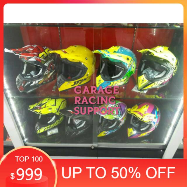 BIG PROMO HELM JPX TRAIL CROSS READY BANYAK MOTIF   *