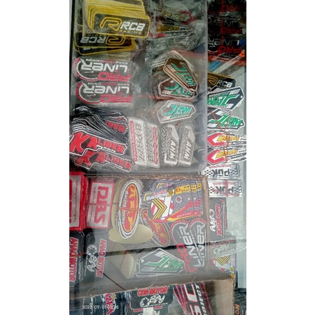 Emblem knalpot racing daytona dpj Kawahara cms