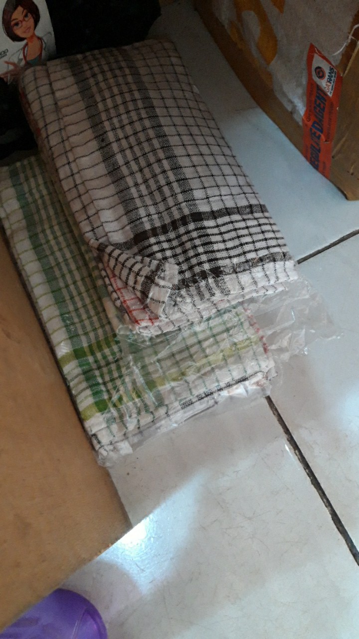 1 Lusin Serbet Kain Lap Piring / Lap Dapur