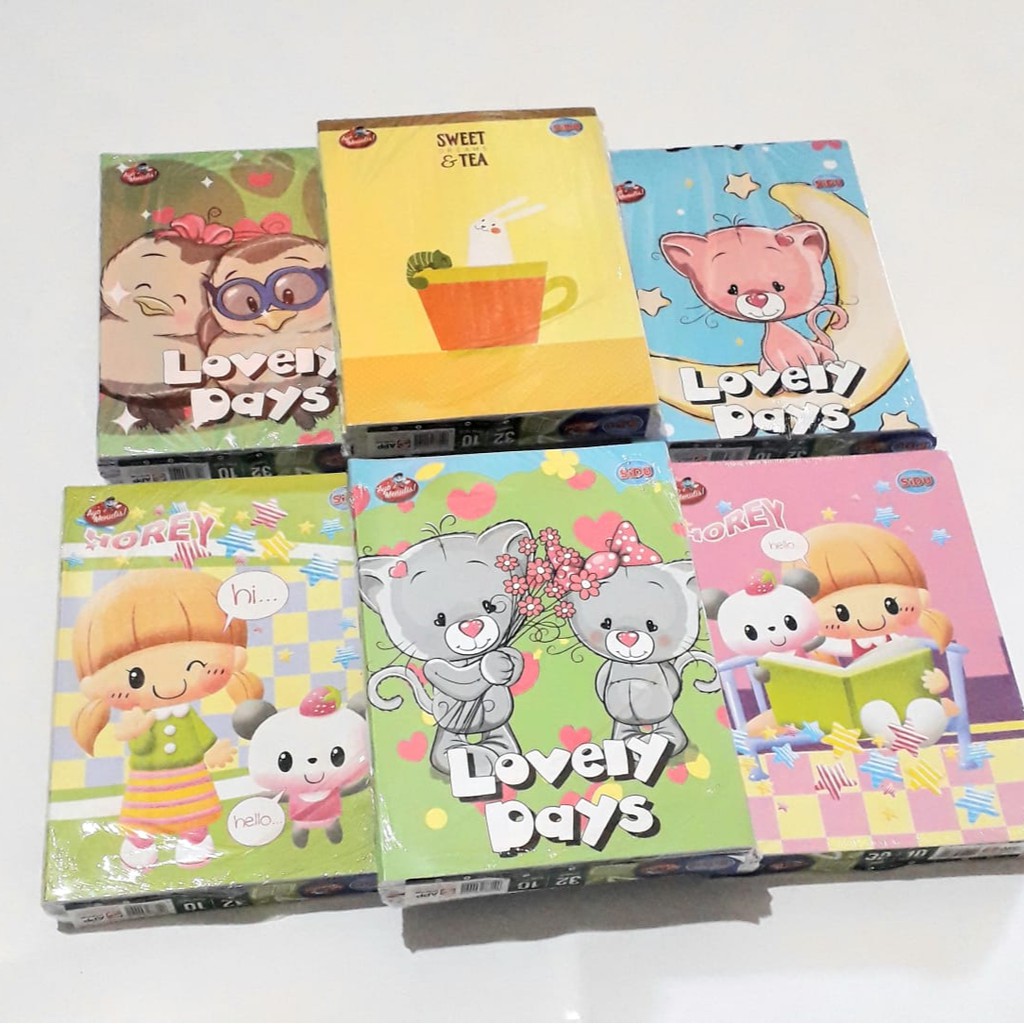

TERMURAH!!! BUKU TULIS SINAR DUNIA 10X32 LEMBAR