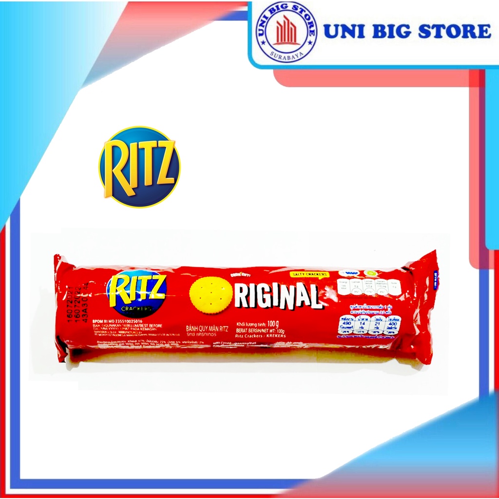 Ritz Salty Crackers Krekers Original Biscuit 100 Gr | Shopee Indonesia