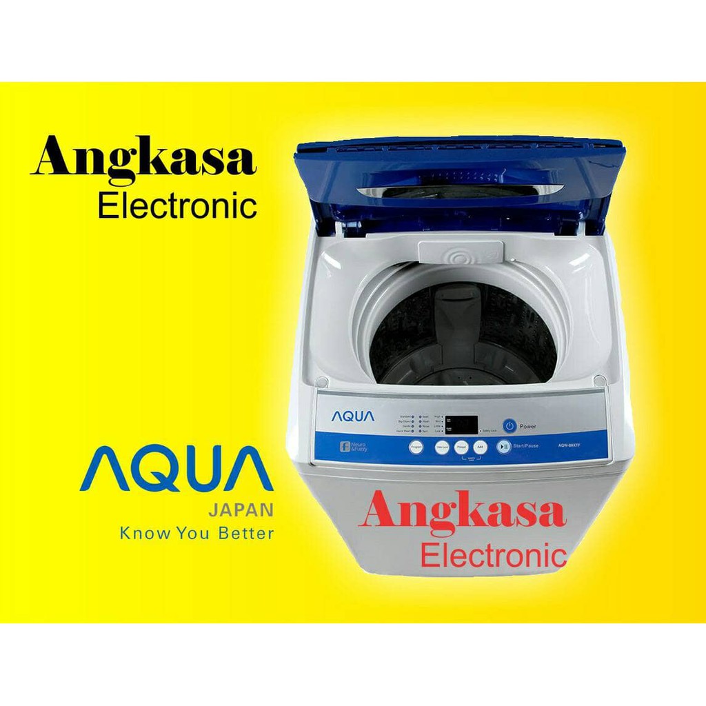 Terlaris Mesin Cuci Aqua 8 Kg - AQW89XTF / AQW89 XTF / AQW 89XTF / 1 Tabung