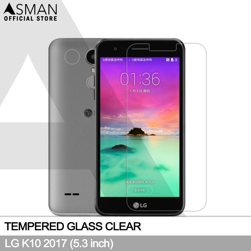 Tempered Glass LG K10 (2017) | Anti Gores Pelindung Layar Kaca - Bening