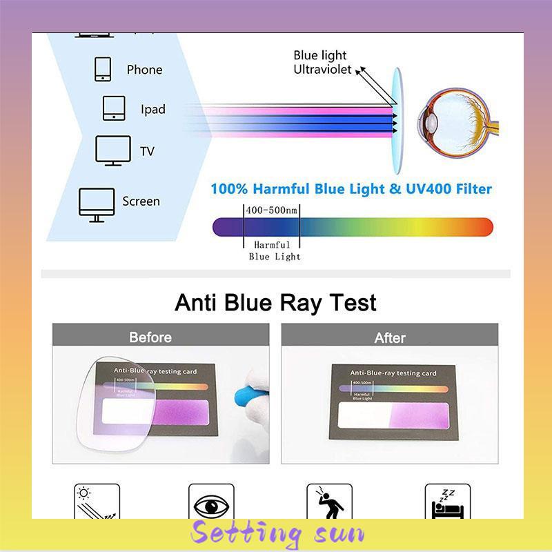 Unisex Fashion Eyewear Anti-Radiation Glasses Anti-Blue Light and Anti-Fatigue Computer Glasses TN