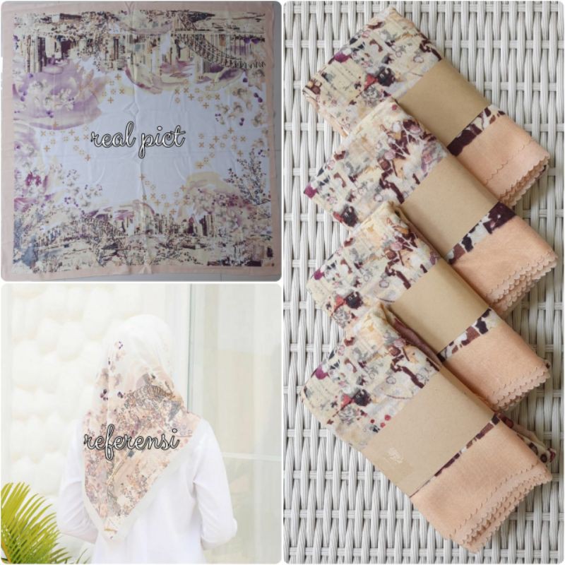 Hijab waffa voal premium