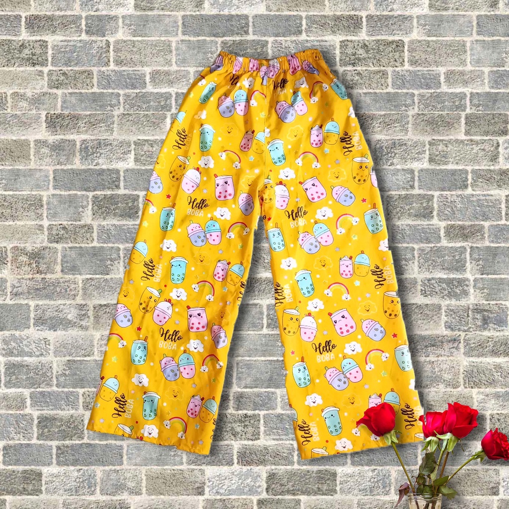 PILIH MOTIF KULOT//CELANA KULOT//ANAK PEREMPUAN KARAKTER BOBBA