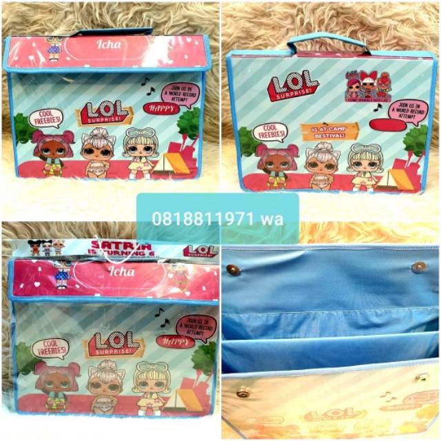 

tas/map folder souvenir ultah