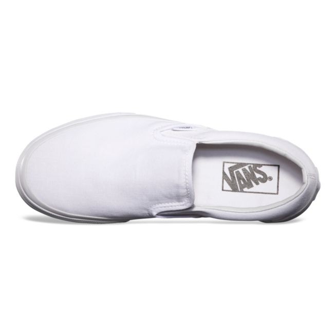 BEST SELLER Sepatu Slip On  Pria Wanita Full White