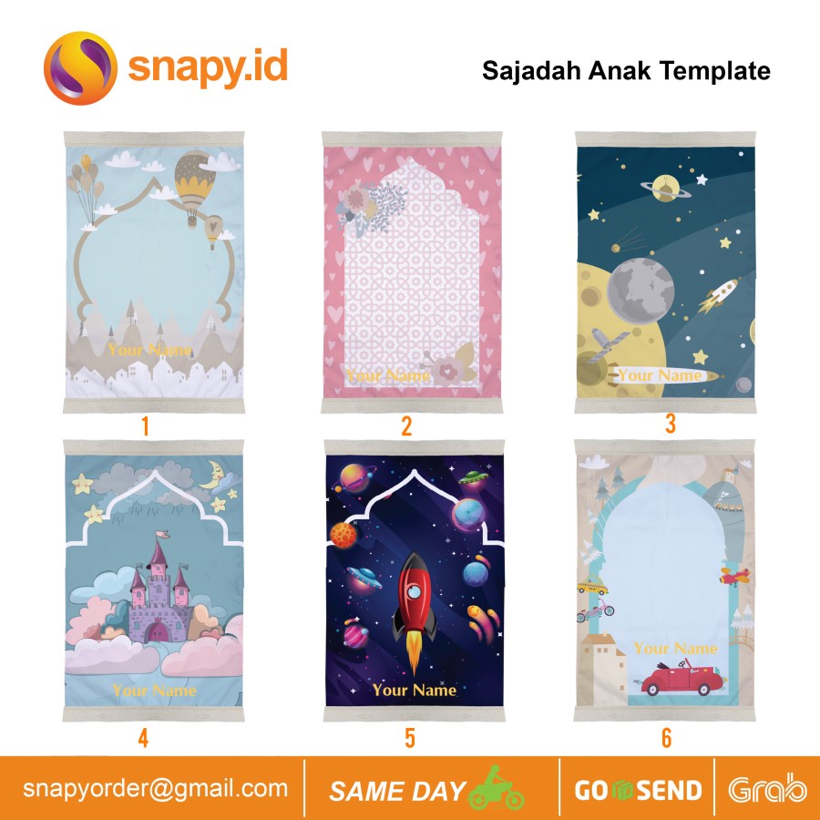 SAJADAH ANAK CUSTOM / SAJADAH / ANAK / GIFT /-4