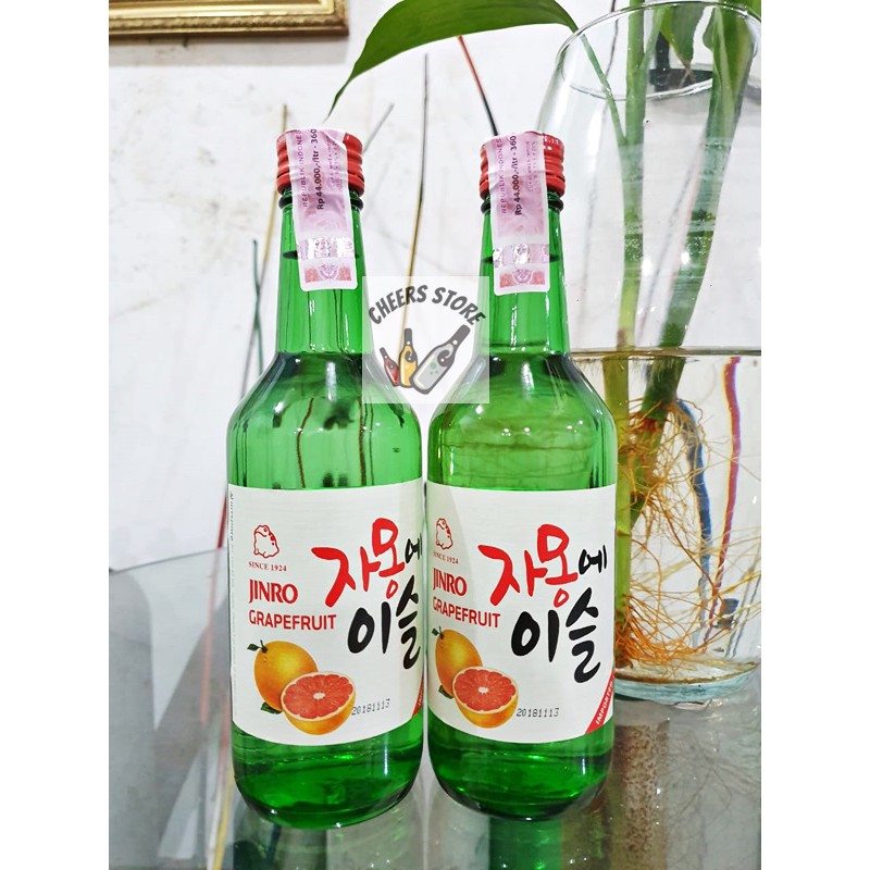 100% ORIGINAL ASLI AUTHENTIC ORI MURAH RESMI BPOM Soju Jinro Chamisul Grapefruit Jeruk Orange Korea