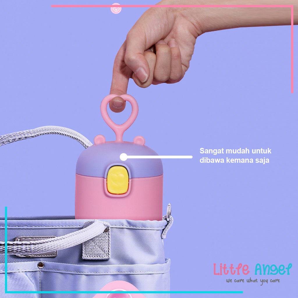 Tempat Kotak Wadah Penyimpanan Susu Bubuk Bayi Dispenser Susu Formula Anak Kontainer Travel Milk Case Sealed Anti Tumpah Portable