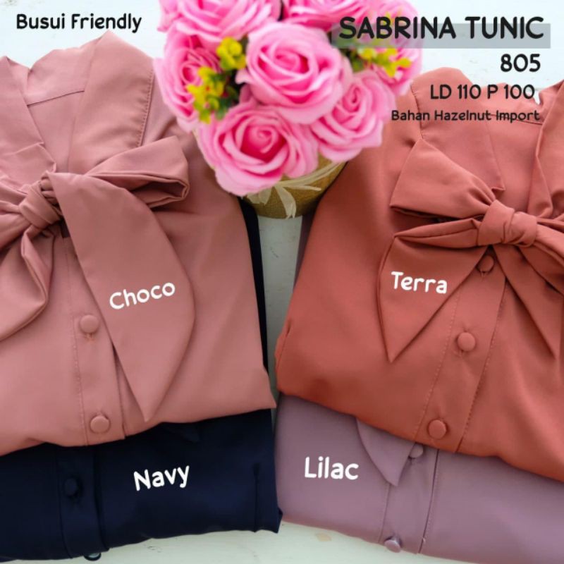 SABRINA TUNIK / BLOUSE / PAKAIAN WANITA