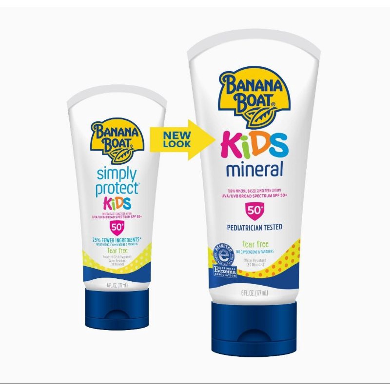 Banana Boat Kids Mineral SPF 50+ 177ML